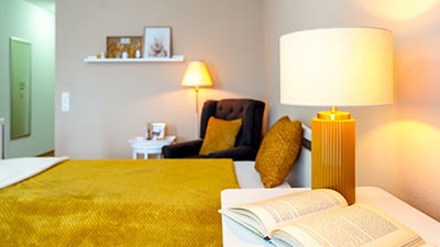 Zum Apartmentbereich